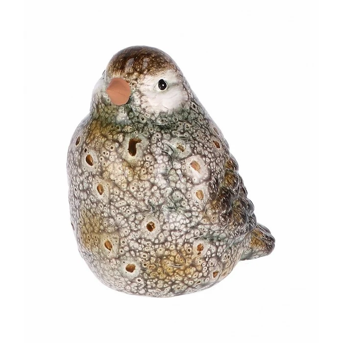 Decorazione in ceramica uccellino 13 cm