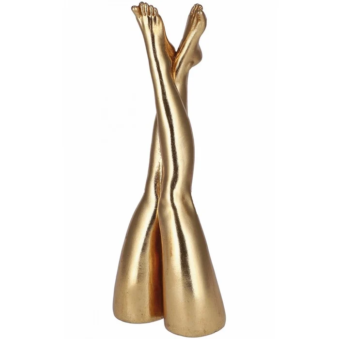 Decorazione in resina gambe 33 cm