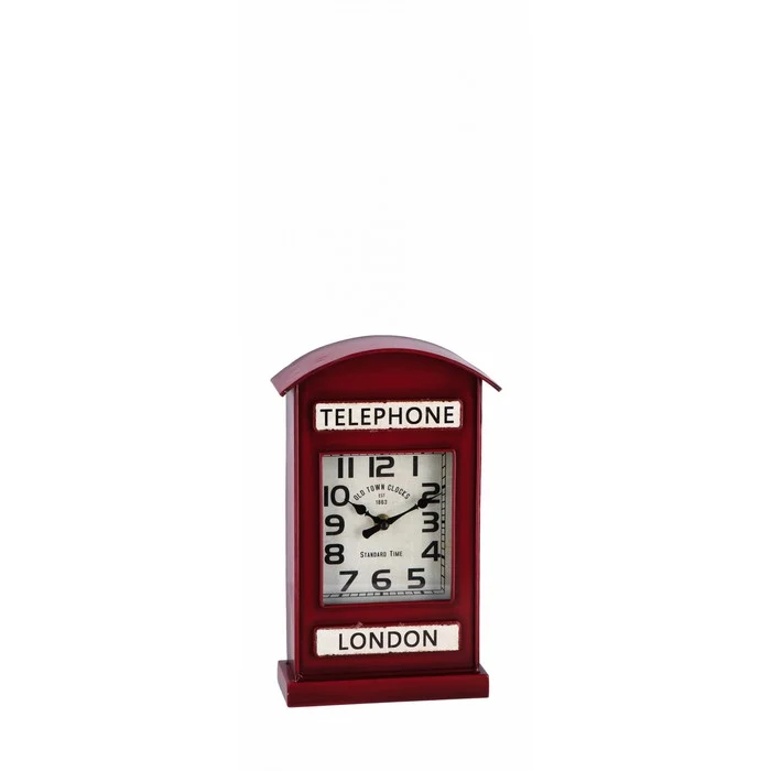 Orologio da tavolo cabina telefonica 30 cm