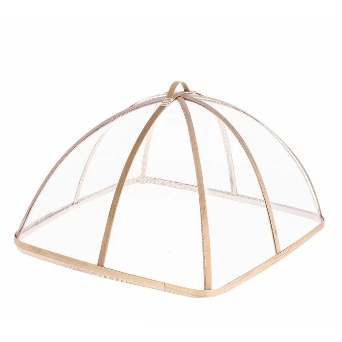 Coperchio copri vassoio rettangolare in bamboo 34 cm