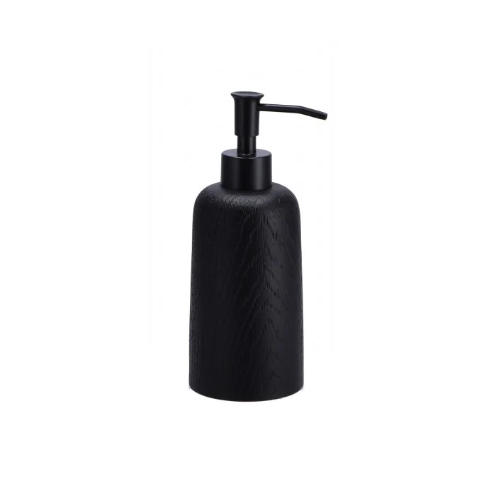 Dispenser per sapone in poliresina nera - Reese