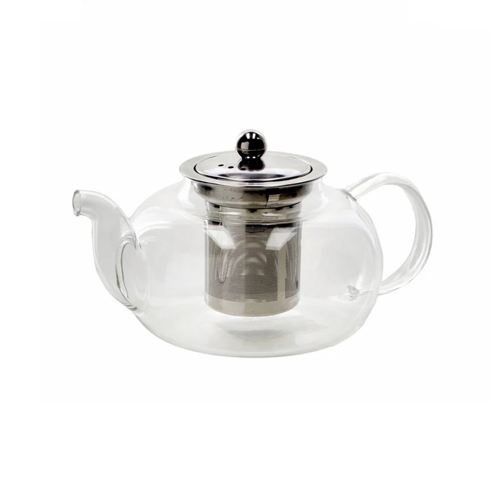 Teiera in vetro borosilicato