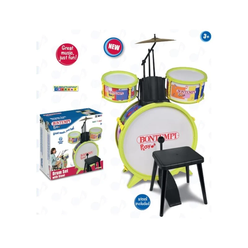 Batteria 4elementi Con Sgabello