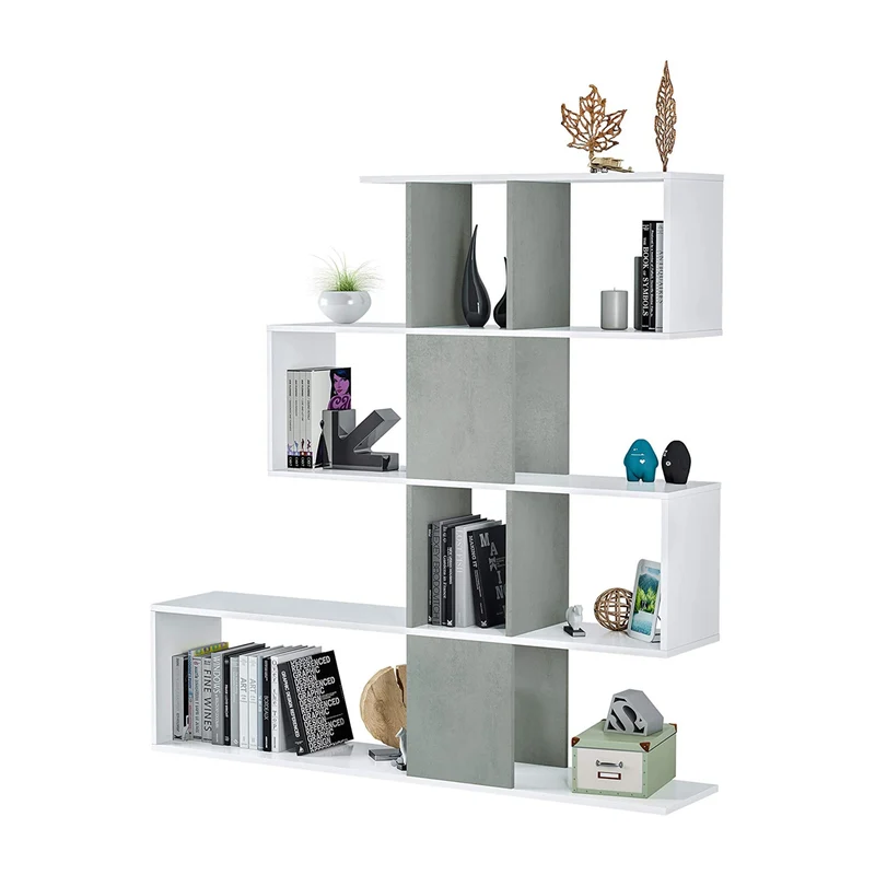 Libreria A Parete In Legno 145x29x145cm