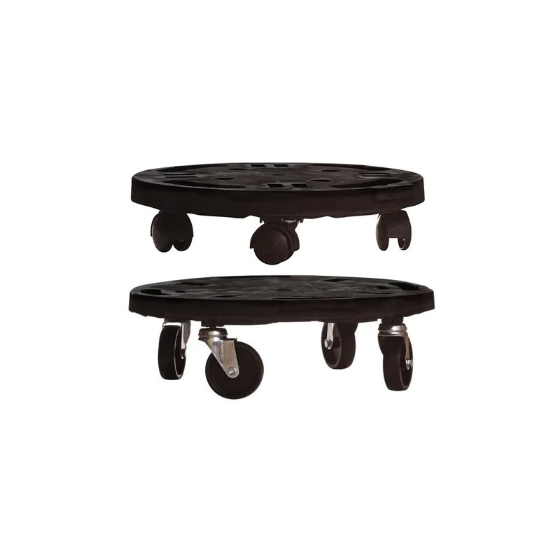 Piattaforma tonda con ruote