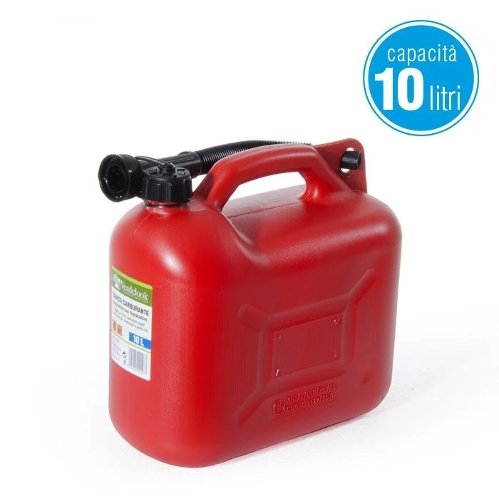 Tanica per carburante con boccaglio 10 litri