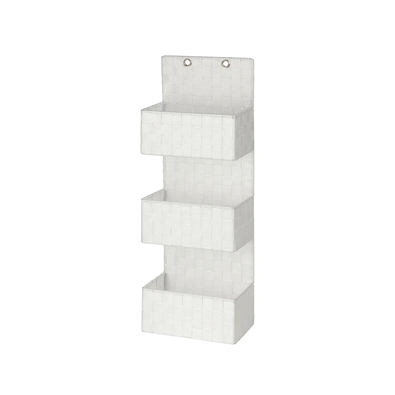 Cestino Da Appendere 3 Scomparti 25x15x48cm