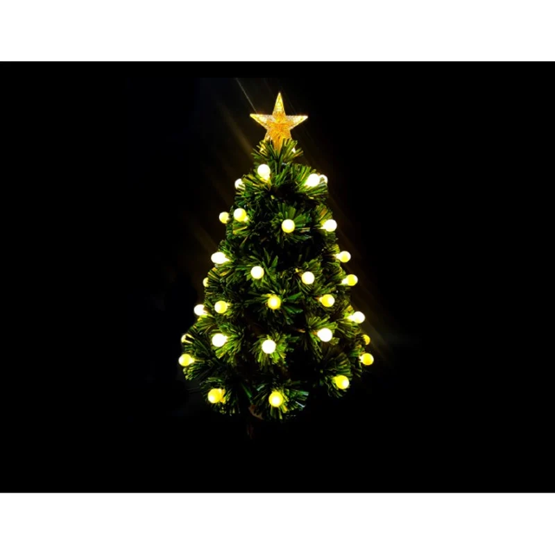 Albero Di Natale Verde 60 Cm Con 55 Luci