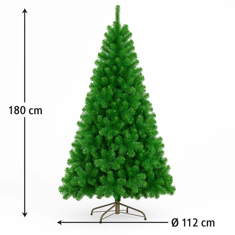 Albero Di Natale Artificiale Meribel 180 Cm Verde