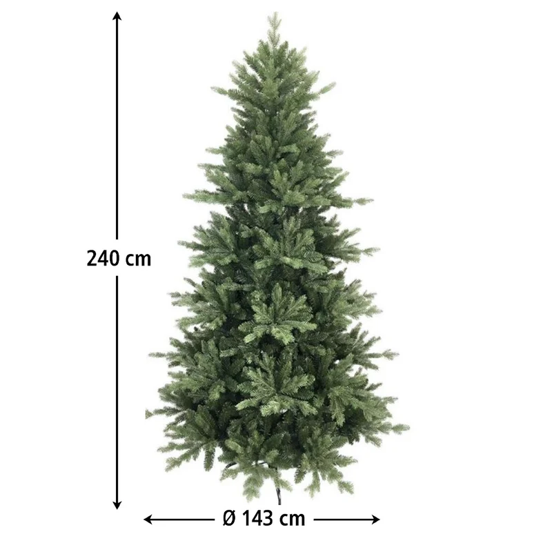 Albero Di Natale Artificiale Yosemite 240 Cm Verde