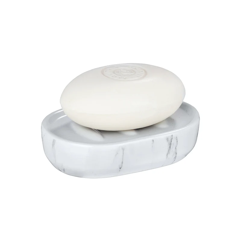 Portasapone In Ceramica Bianco Adrada