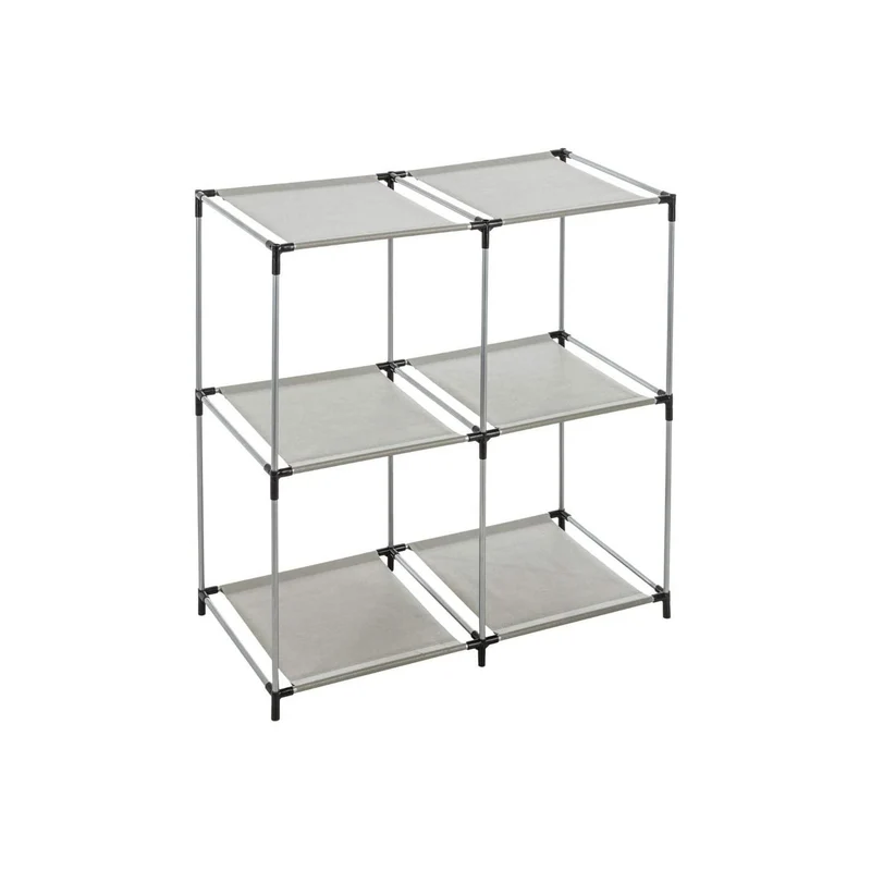 Scaffale In Metallo Con 4 Vani 68,5x34,5x70cm