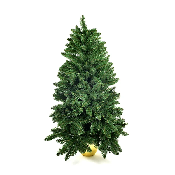 Albero Di Natale Verde 120 Cm Con Vaso Alla Base
