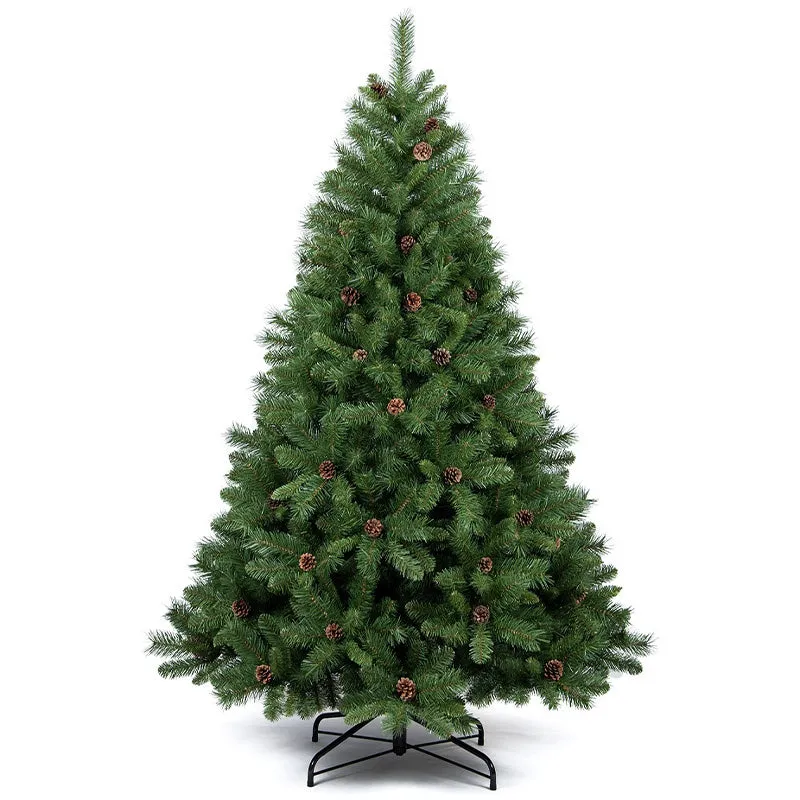 Albero Di Natale Houston Con Pigne 240 Cm