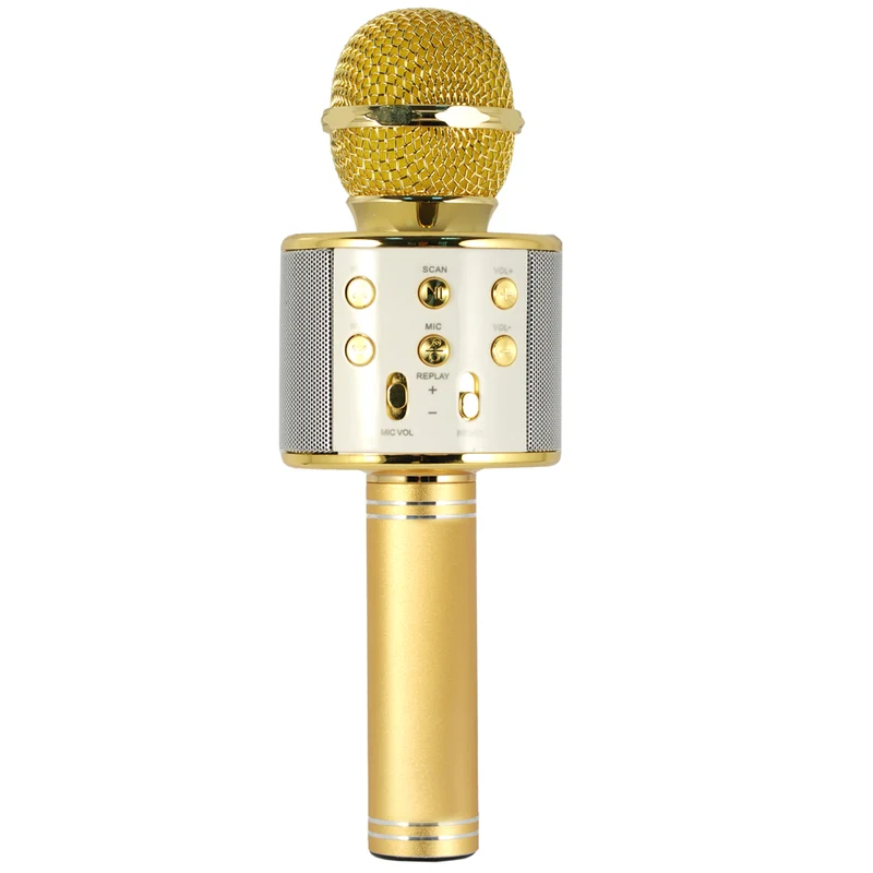 Microfono Karaoke Bluetooth Colori Assortiti