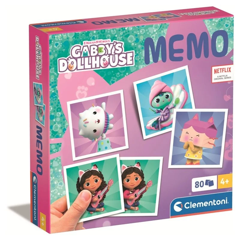 Memo Per Bambini Versione Gabby'S Dollhouse