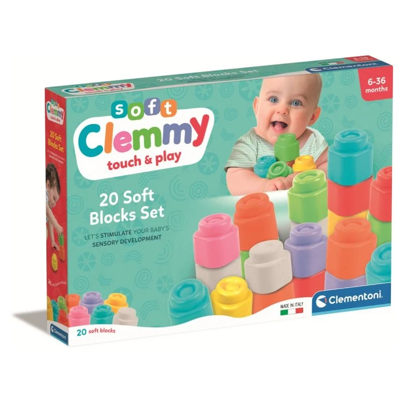 Soft Clemmy Confezione 20 Mattoncini Morbidi