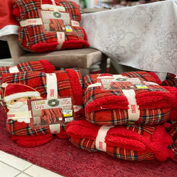 Plaid Di Natale 21x23 Scozzese Irge