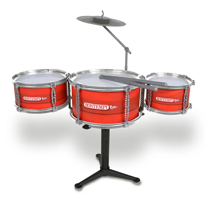 Batteria Drum Set Con 3 Tamburi E Piatti
