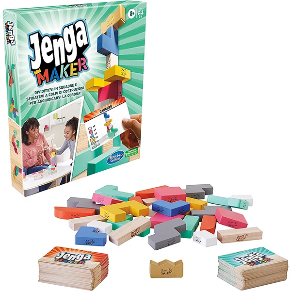 Jenga Maker Gioco Da Tavolo Hasbro 540010787