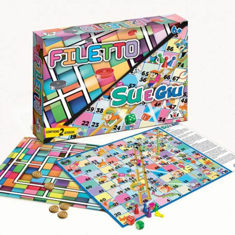Filetto E Su E Giu Gioco Da Tavolo