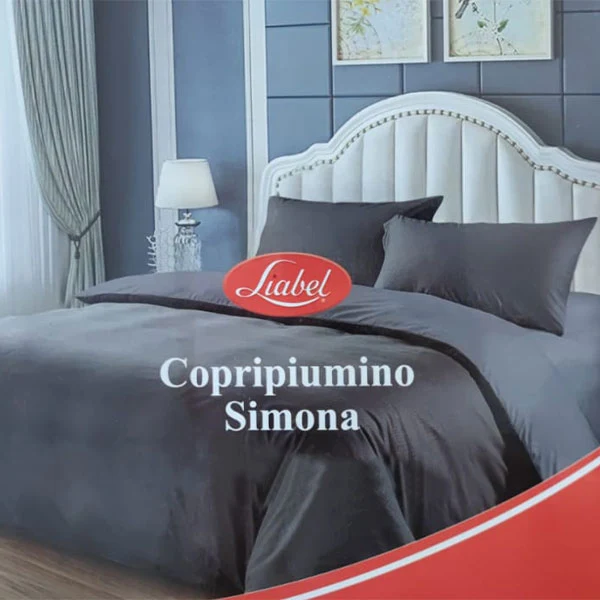Copripiumino Simona 1 Piazza 1/2 Tinta Unita Ass.