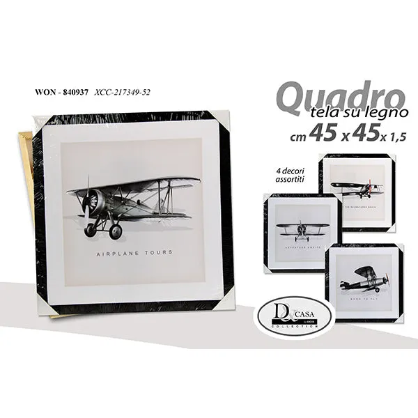 Quadro 45x45x1,5cm Assortito 840937