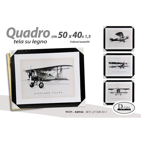 Quadro 40x50x1,5cm Assortito 840944