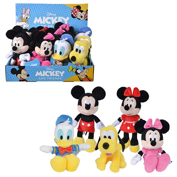 Peluche Disney Mickey And Friends 20cm Assortito