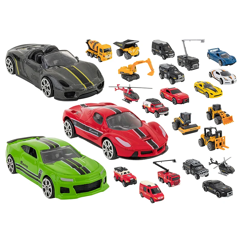 Veicoli Die Cast 3pz Scala 1:58 Assortito