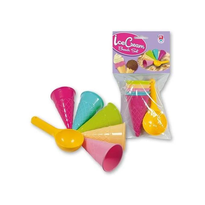 Coni Gelato Confezione 5 Coni Con Paletta