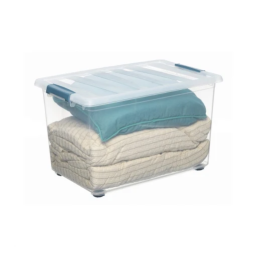 Scatola Katla 57l Con Ruote Trasparente