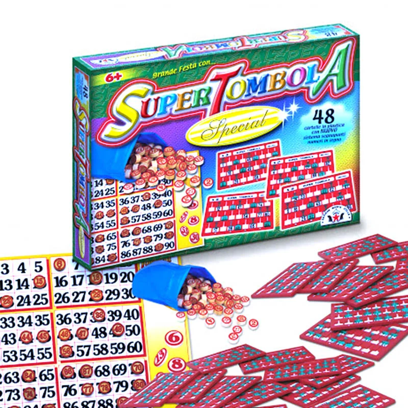 Tombola Super Special 48 Cartelle Gioco Da Tavolo