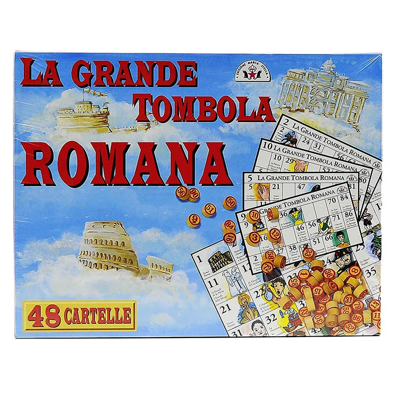 Tombola Grande Romana 48 Lle28 Gioco Da Tavolo