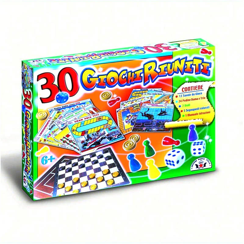 Scatola 30 Giochi Riuniti Gioco Da Tavolo
