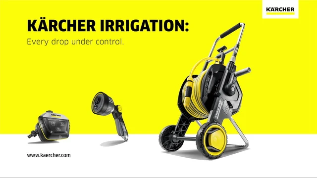 Carrello avvolgitubo H 3.420, premontato, con 20 metri di tubo da 5/8" _(Sottocategoria: Deposito tubi e carrello porta tubi)_ Kärcher