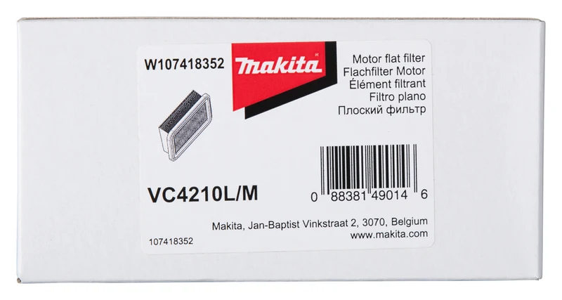 Filtro motore PET (Accessori per aspiratori ed estrazione delle polveri - Filtri) Makita