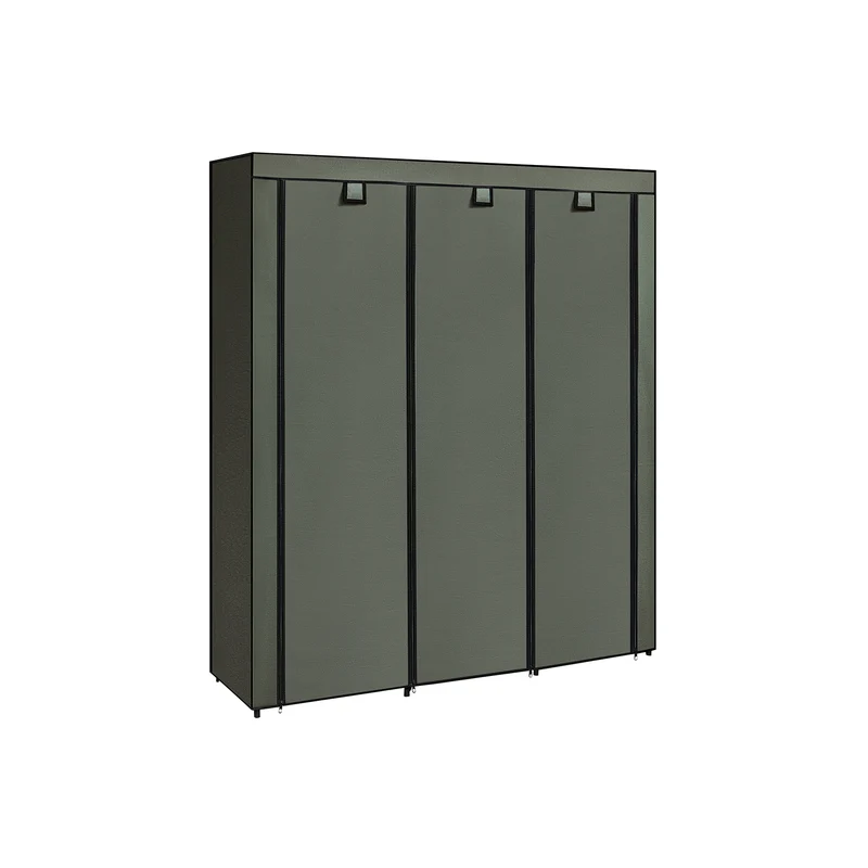 Armadio in Tessuto 45 x 150 x 175 cm Verde Salvia