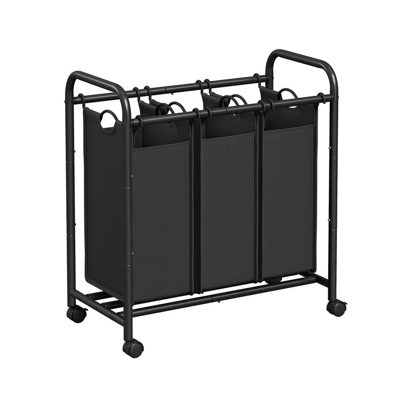 Carrello Porta Biancheria con 3 Sacchi