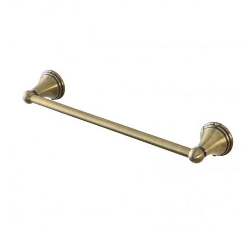 Porta asciugamani 40 cm in acciaio color bronzo, design elegante e resistente - Linea Athena