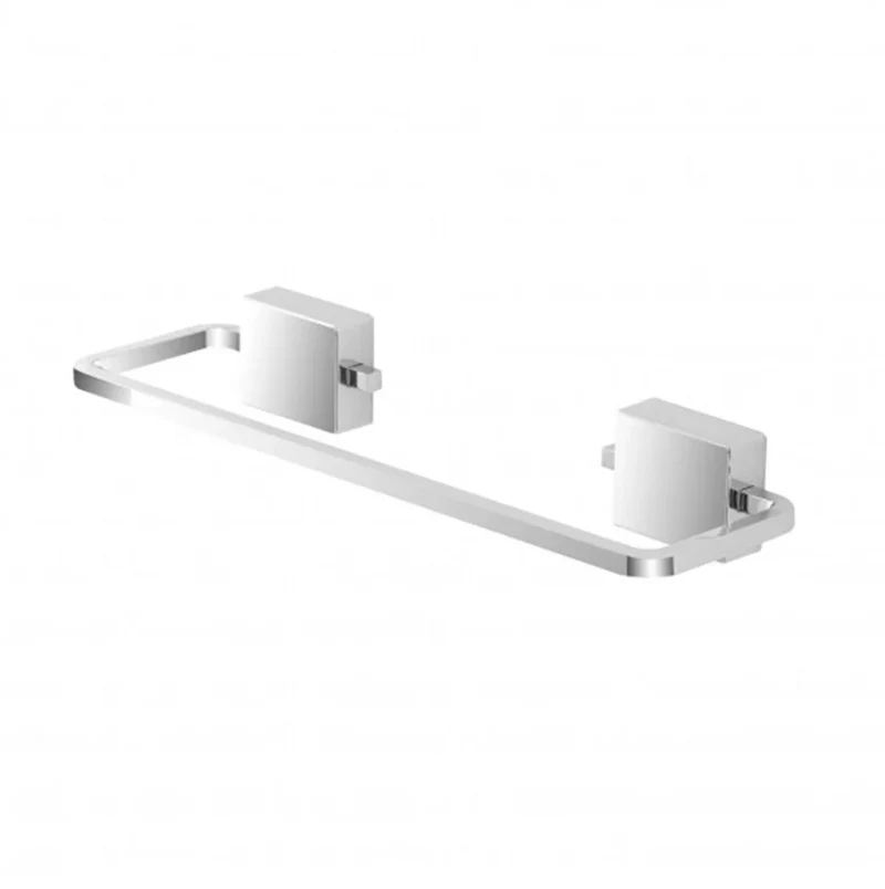 Porta asciugamani cromato 30 cm, design elegante e pratico per il bagno - Serie Velvet