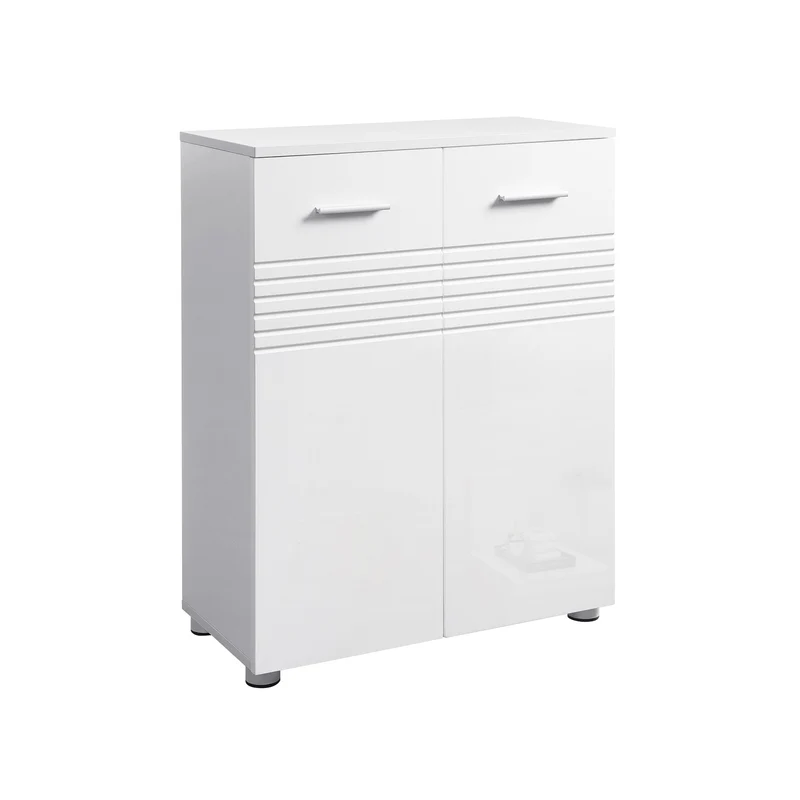Mobiletto Bagno con Cerniere Ammortizzate