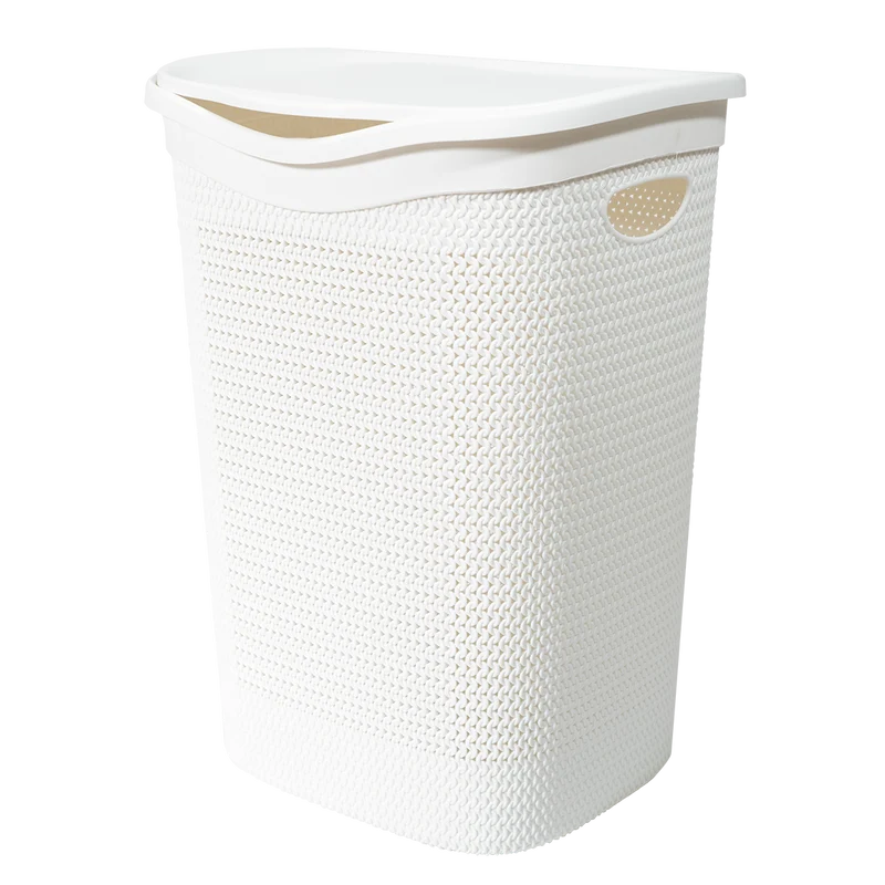 Belli e Forti INTRECCIO LINE Portabiancheria 55 LT – Design Effetto Vimini & Capiente | Varie Colorazioni Shabby Chic