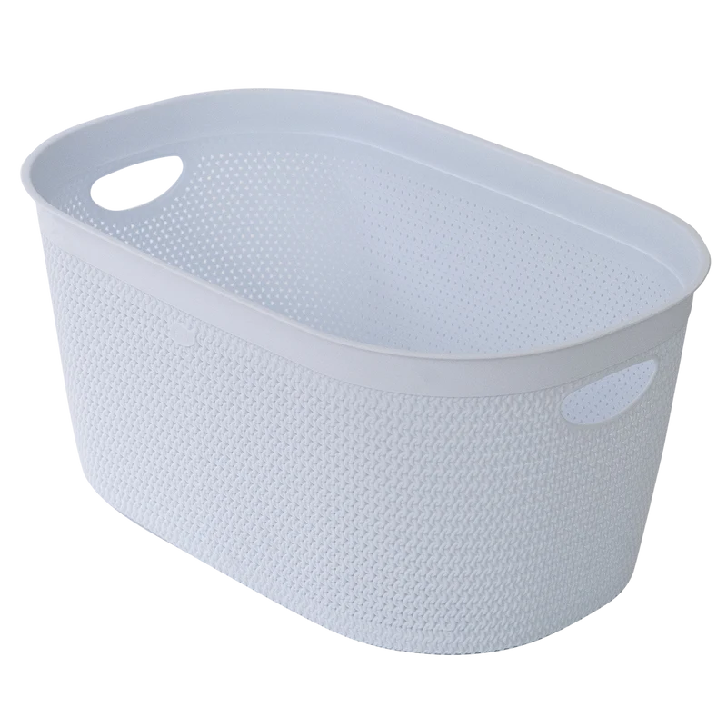Belli e Forti Cesta Multiuso INTRECCIO LINE in Polimero Tecnico – Soluzione Organizzativa di Design