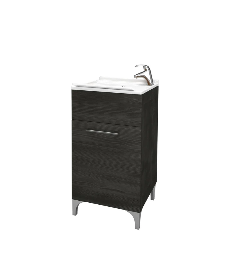 Lavatoio anta unica da cm 45x50 colore rovere scuro