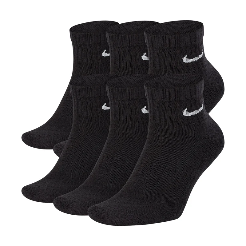 Nike Calze Everyday Cushioned SX7669-010 Training Unisex Nero 6 Paia