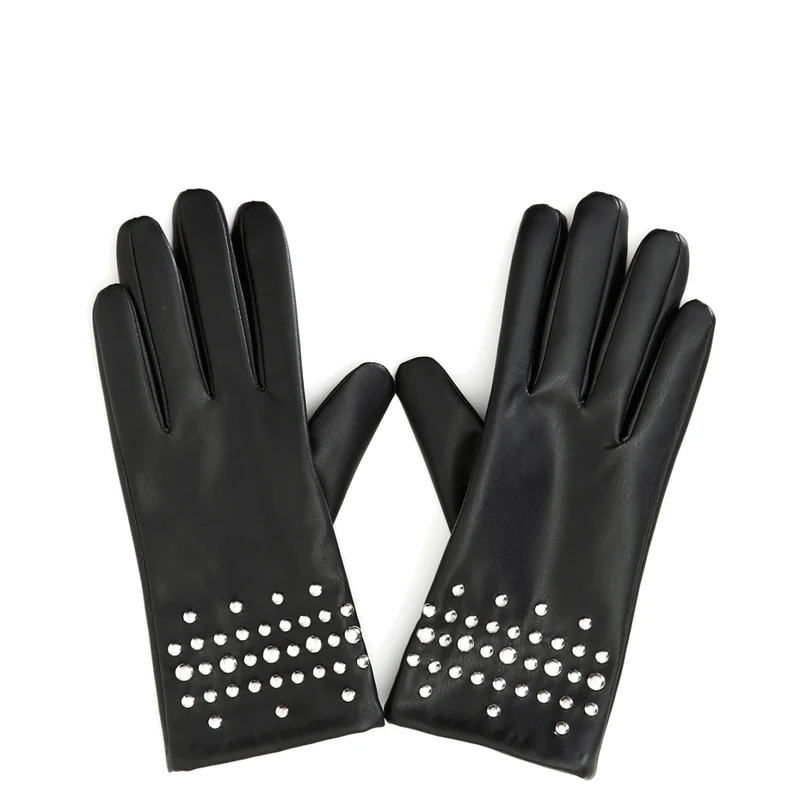 CafèNoir Guanto con applicazioni in strass C7JU0020 black
