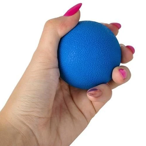 Contes Massage Ball 6cm 03574 Blu Gomma Dura Trigger Point