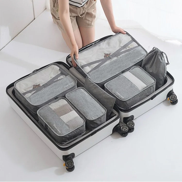 TOPTRAVEL - set 7 pezzi organizer per valigie