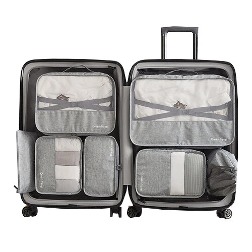 TOPTRAVEL - set 7 pezzi organizer per valigie